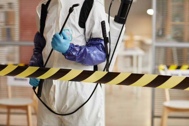 Professional Blood Cleanup technician working in Mashpee, MA